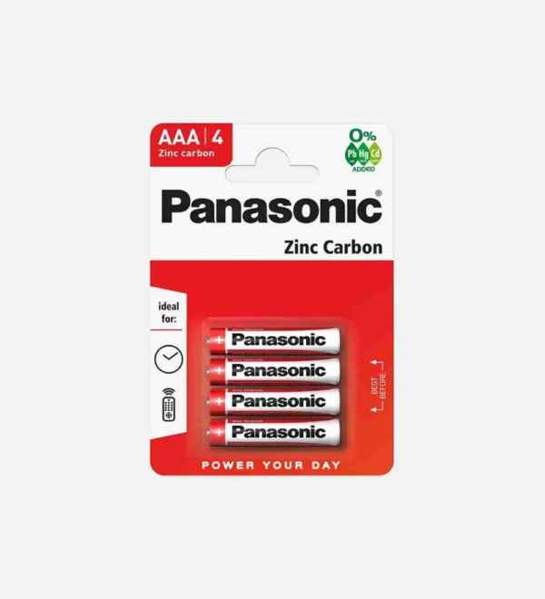 BATTERIA M/STILO 4PZ PANASONIC ZINCO