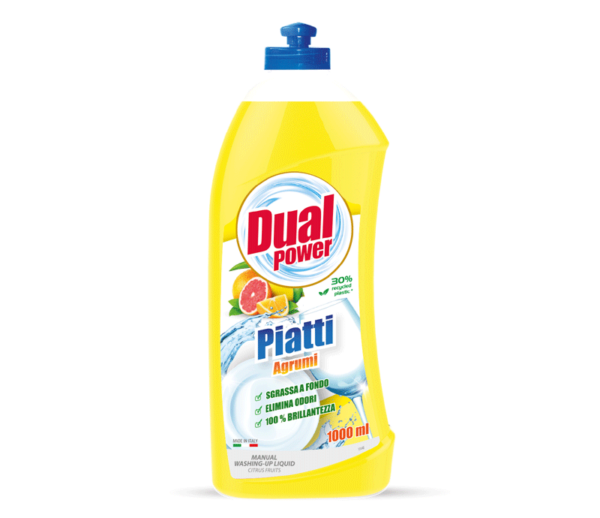 DUAL POWER DETERSIVO PIATTI AGRUMI 1LT