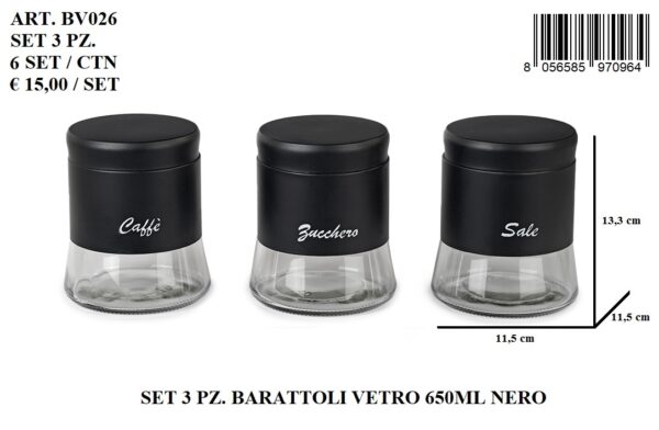 BARATT.NERO SAL-ZUCC-CAF.650ML