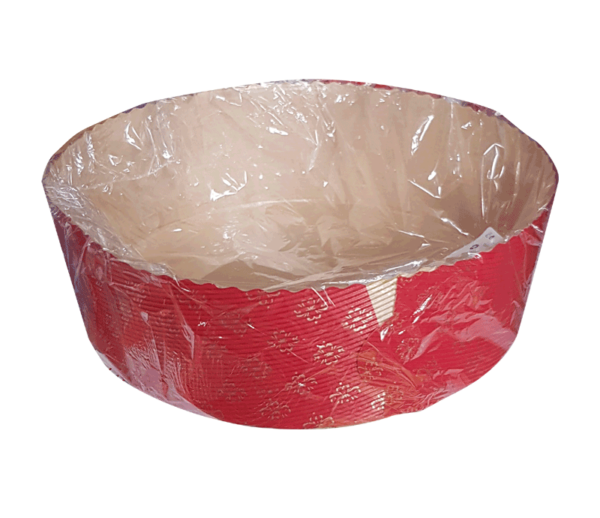 RUOTO PANETTONE 24CM ROSSO