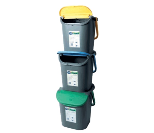 PATTUMIERA TOWER BIN 30LT 3 PEZZI