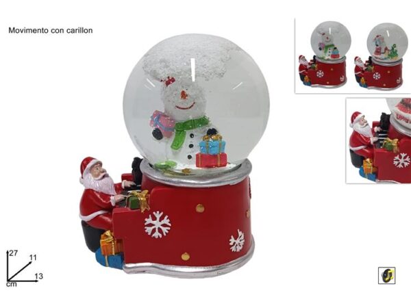 AMPOLLA 10CM BABBO NATALE