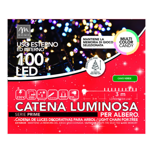 MINILUCI LED 100L MULT.CANDY