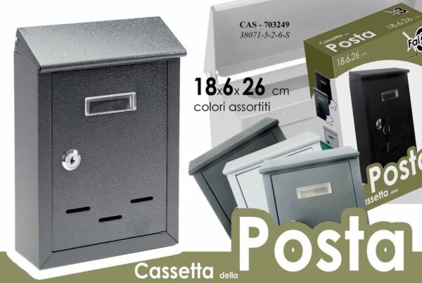 CASETTA POSTA 18*6*26 CM