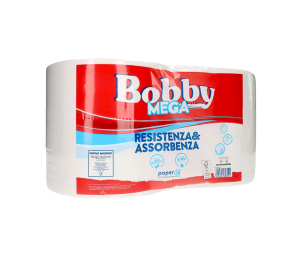 ASCIUGATUTTO BOBBY MEGA 2 ROTOLI