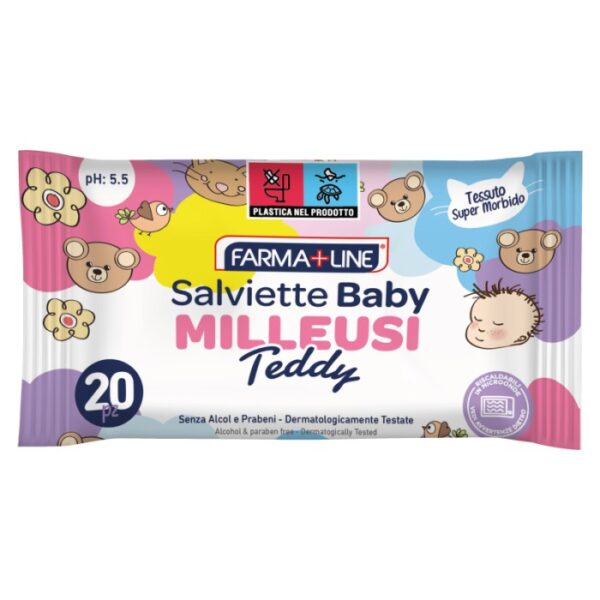 SALVIETTINE FARMA 20PZ TEDDY