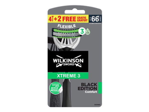 RASOIO XTREME 3 BLACK 4+2